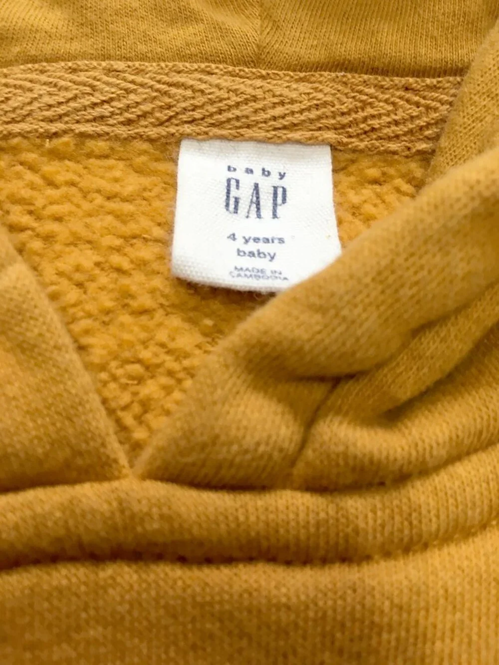 Gap Kid's Burnt Orange Hoodie Size 4T